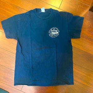 Medium Men’s Colorado Wilderness Trek Blue & White Short Sleeve T-Shirt